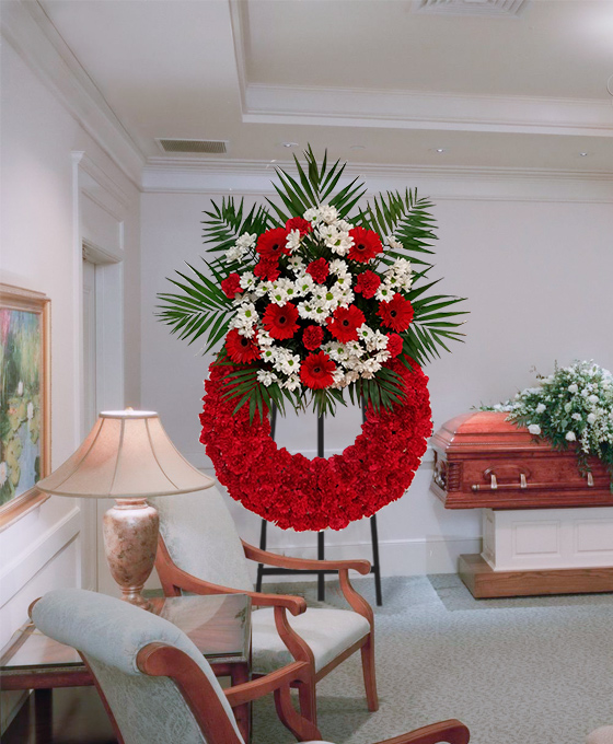 Corona Funeraria Clavel Especial